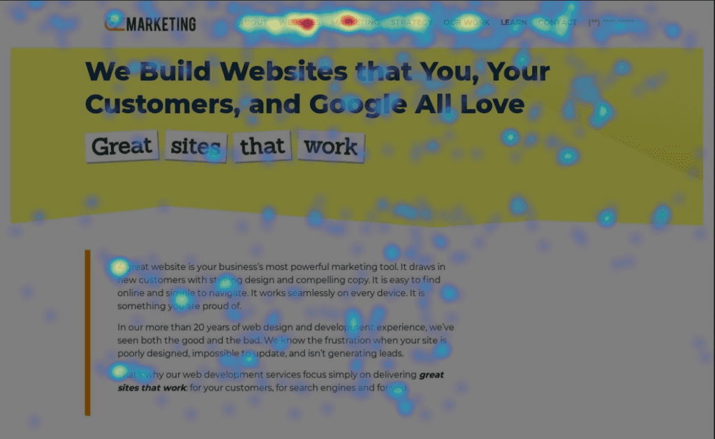 website-heatmap-example