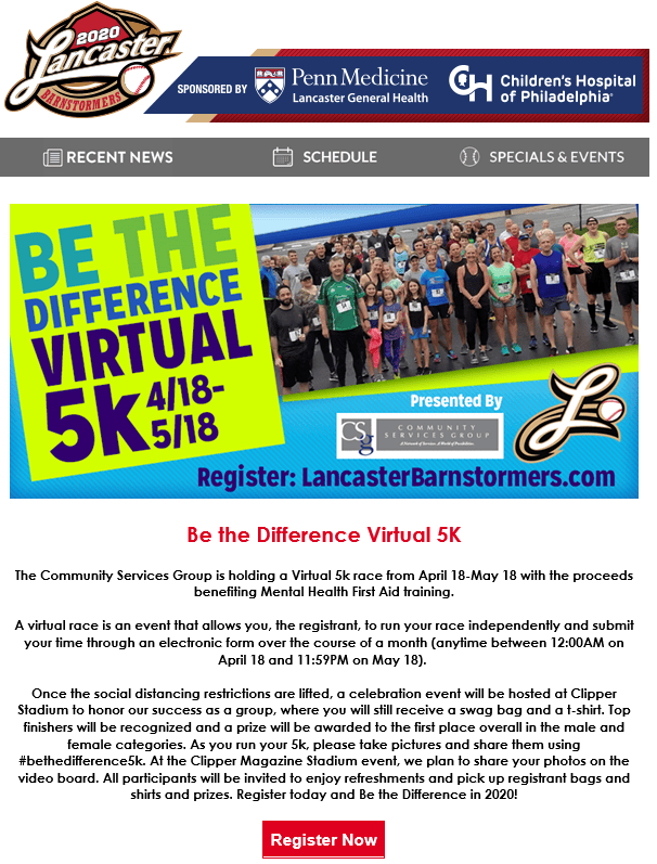 Barnstormers Virtual 5K