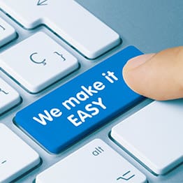 We make it easy