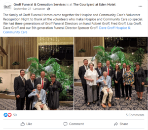Groffs FB Post Example