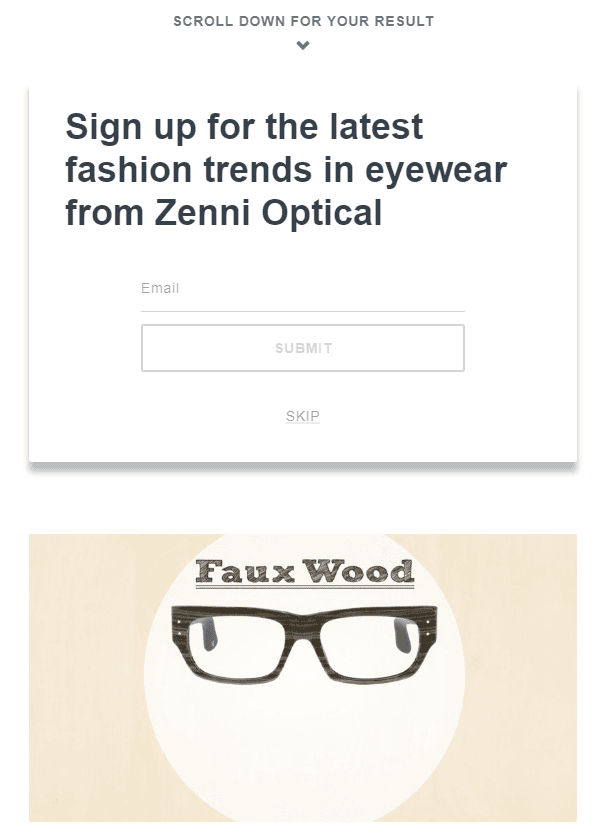 Zenni Optical Quiz