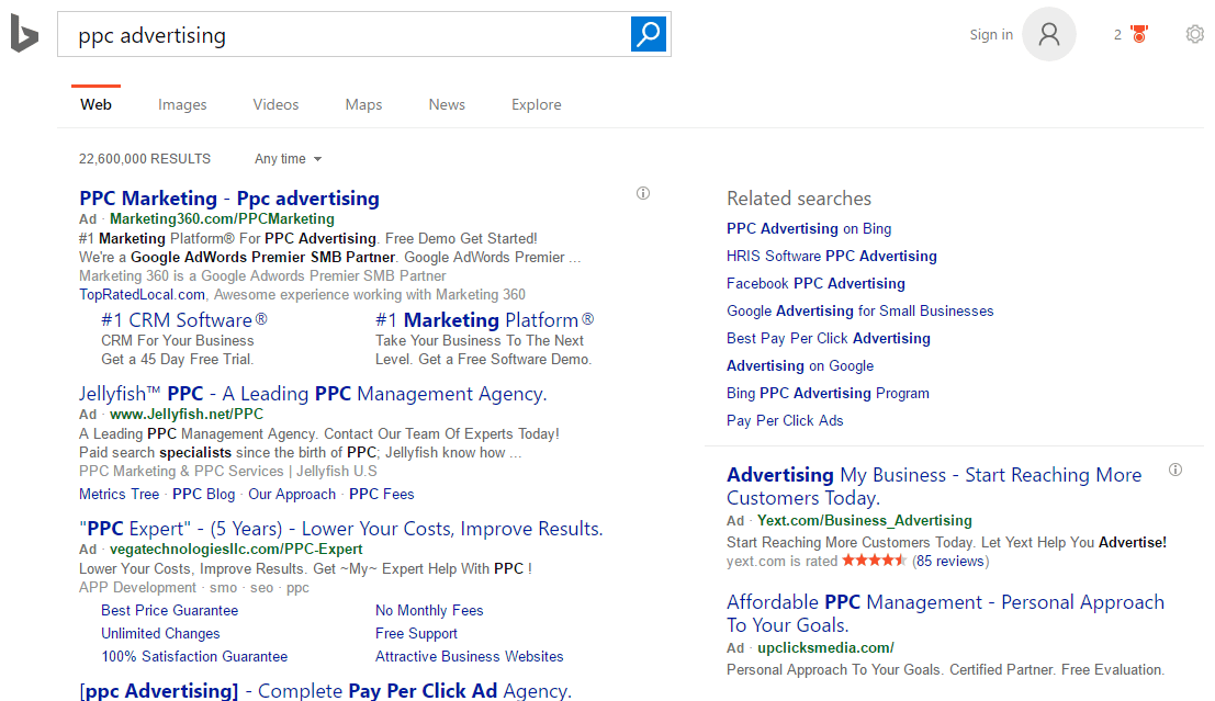 bing ppc