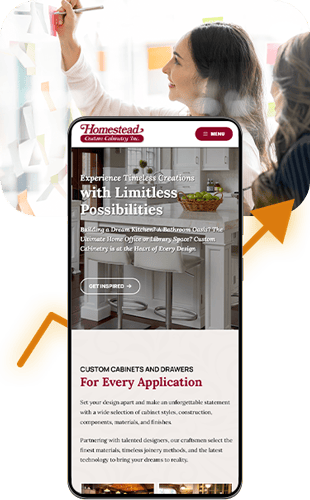web design for mobile, increasing leads